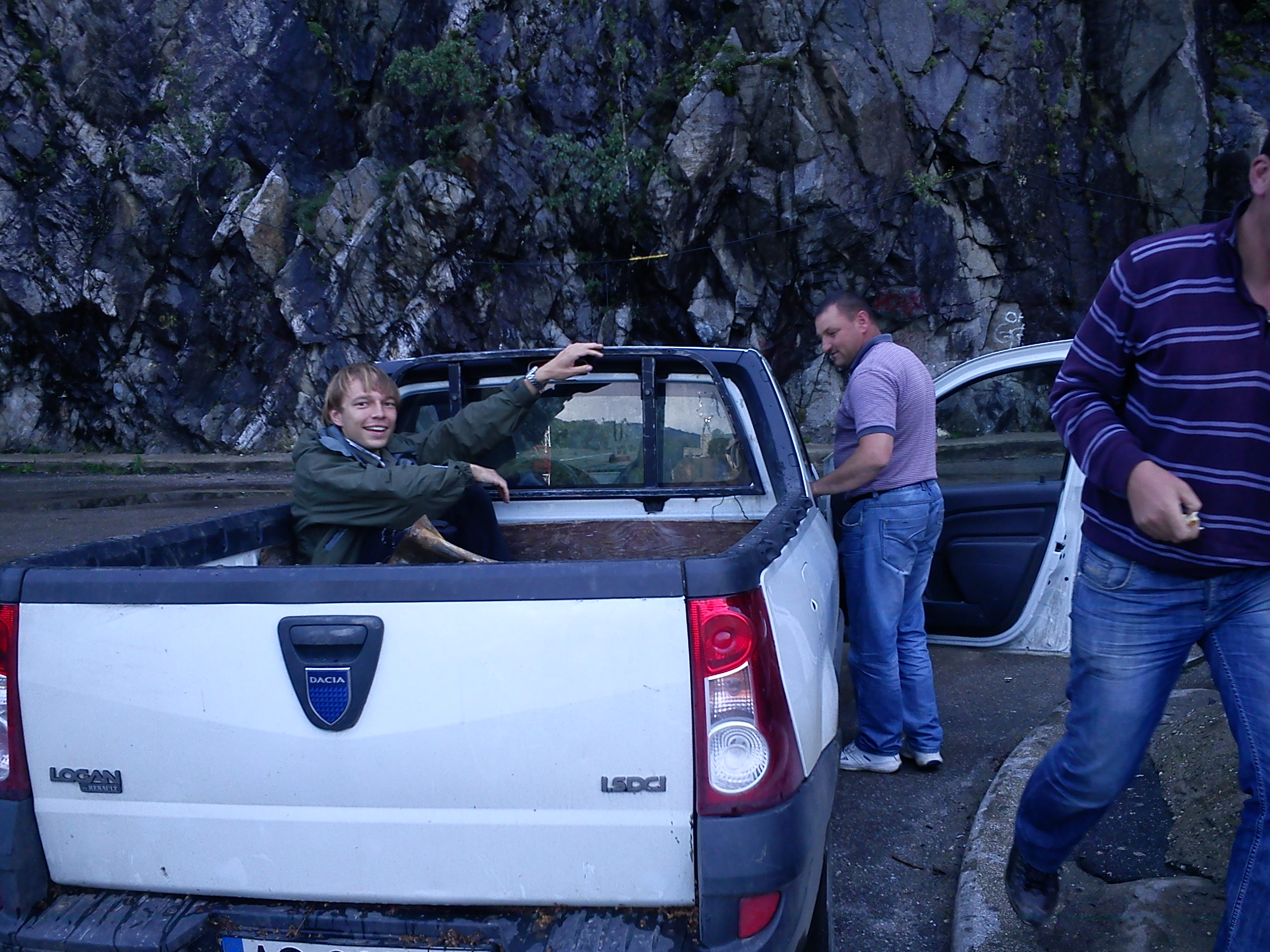 hitched a pickup in Transfagarasani, what an amazing ride that was. Fortunately, not the last time we hitched a pickup!